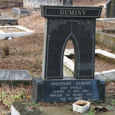 DUMINY Josephine nee ENGEL 1883-1977