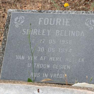 FOURIE Shirley Belinda 1958-1994