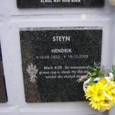 STEYN Hendrik 1932-2008