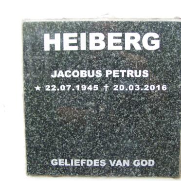 HEIBERG Jacobus Petrus 1945-2016