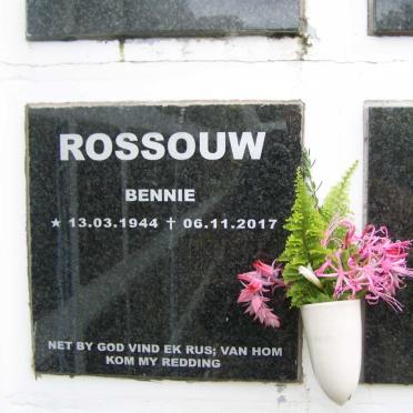 ROSSOUW Bennie 1944-2017