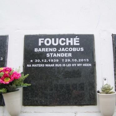 FOUCHE Barend Jacobus Stander 1939-2015