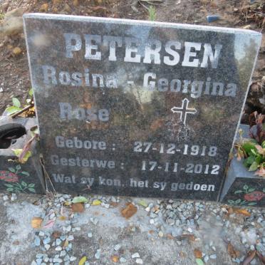 PETERSEN Rosina Georgina Rose 1918-2012