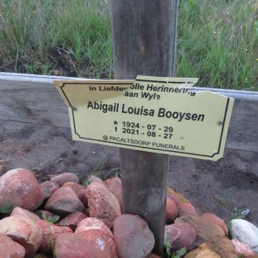 BOOYSEN Abigail Louisa 1924-2021