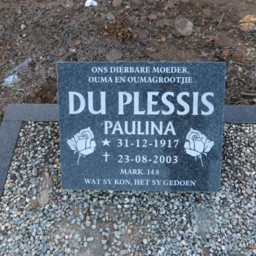 PLESSIS Paulina, du 1917-2003