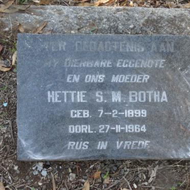 BOTHA Hettie S.M. 1899-1964