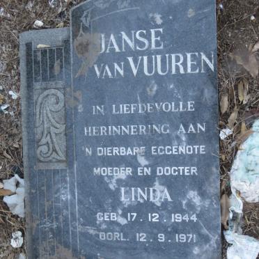 VUUREN Linda, Janse van 1944-1971