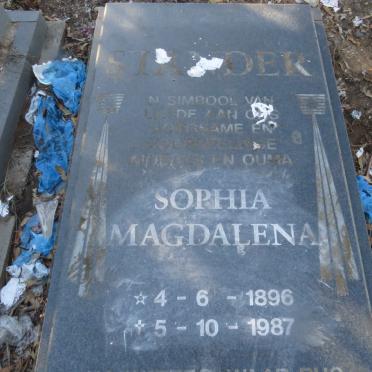 STANDER Sophia Magdalena 1896-1987