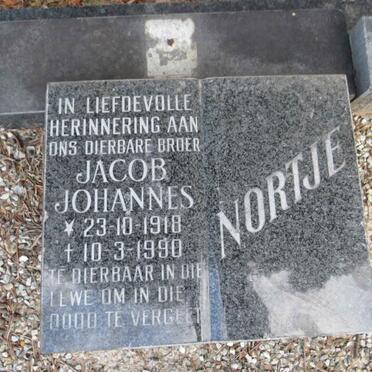 NORTJE Jacob Johannes 1918-1990