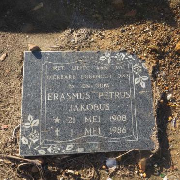 JAKOBUS Erasmus Petrus 1908-1986