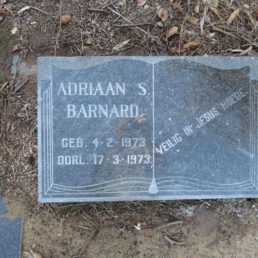 BARNARD Adriaan S. 1973-1973