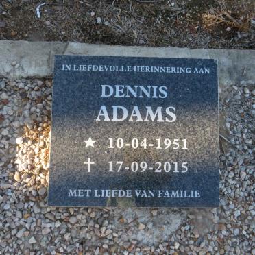 ADAMS Dennis 1951-2015