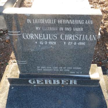 GERBER Cornelius Christiaan 1928-1996