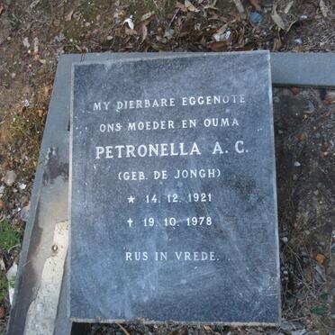 DYZEL Louis Jacobus 1909-1980 &amp; Petronella A.C. DE JONGH 1921-1978