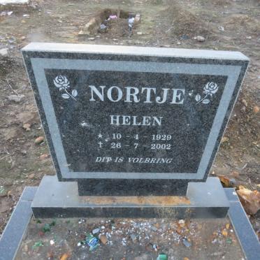 NORTJE Helen 1929-2002