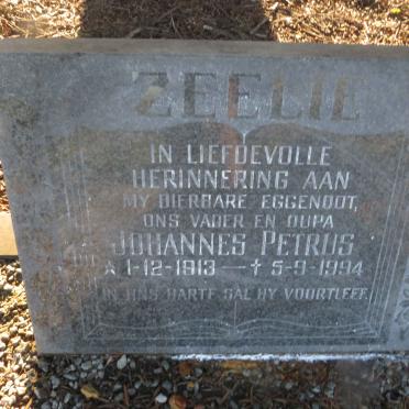 ZEELIE Johannes Petrus 1913-1994