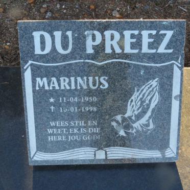 PREEZ Marinus, du 1950-1998