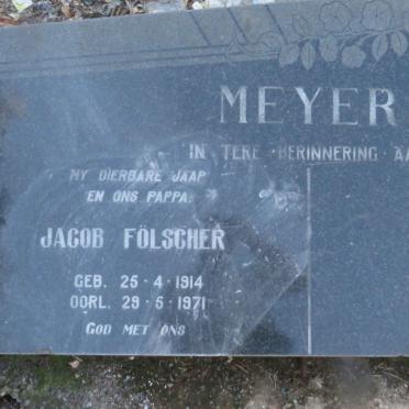 MEYER Jacob Folscher 1914-1971