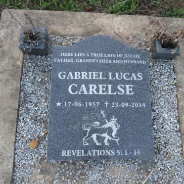 CARELSE Gabriel Lucas 1957-2014