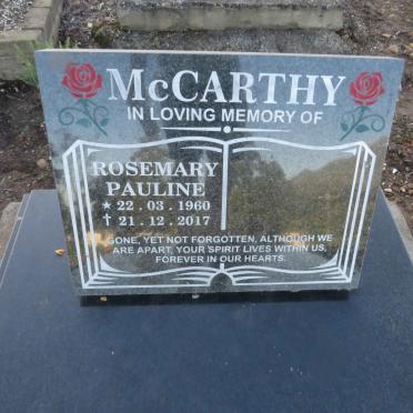 MCCARTHY Rosemary Pauline 1960-2017