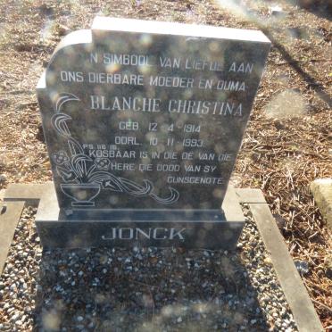 JONCK Blanche Christina 1914-1993