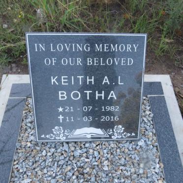 BOTHA Keith A.L. 1982-2016