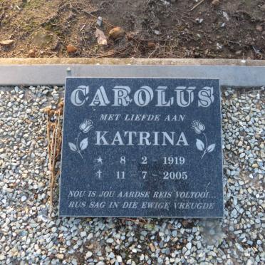 CAROLUS Katrina 1919-2005