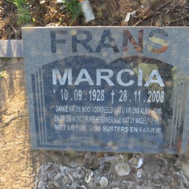 FRANS Marcia 1928-2008