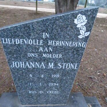 STONE Johanna M. 1919-1994
