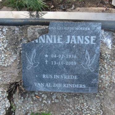 JANSE Annie 1936-2009