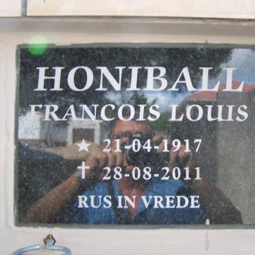 HONIBALL Francois Louis 1917-2011