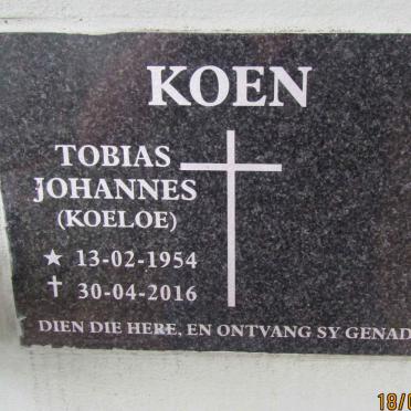 KOEN Tobias Johannes 1954-2016