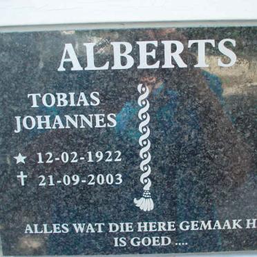 ALBERTS Tobias Johannes 1922-2003