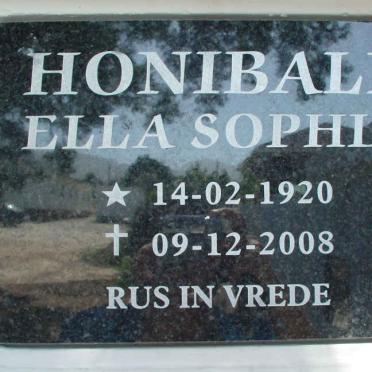 HONIBALL Ella Sophia 1920-2008