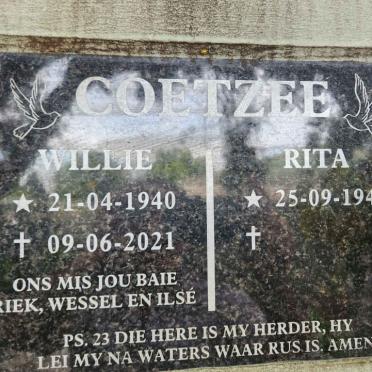 COETZEE Willie 1940-2021 & Rita 1945-