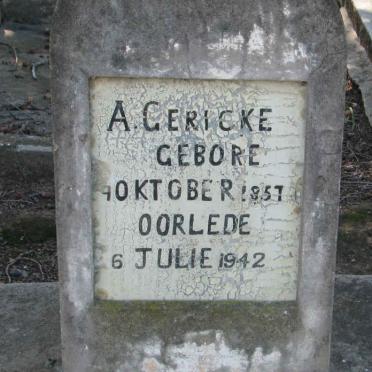 GERICKE A. 1857-1942