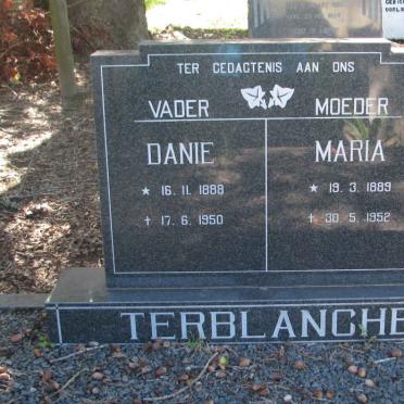 TERBLANCHE Danie 1888-1950 &amp; Maria 1889-1952