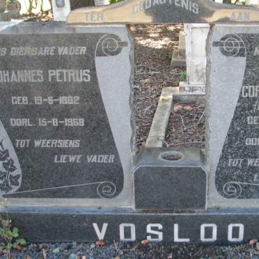 VOSLOO Johannes Petrus 1882-1968 &amp; Cornelia Frederika SNYMAN 1890-1951