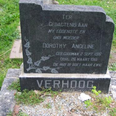 VERHOOG Dorothy Angeline nee GOODMAN 1916-1961