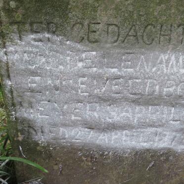 ? Magdelena Maria nee MEYER 1873-