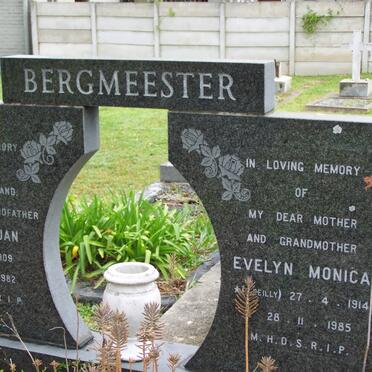 BERGMEESTER Willem Jan 1909-1982 &amp; Evelyn Monica O'REILLY 1914-1985