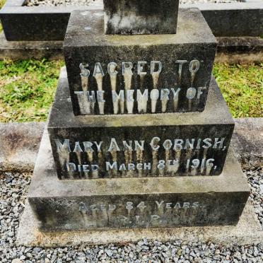CORNISH Mary Ann 1832-1916