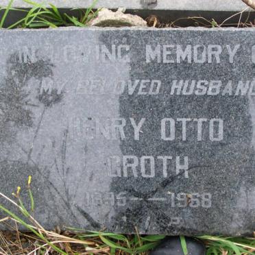 GROTH Henry Otto 1895-1968
