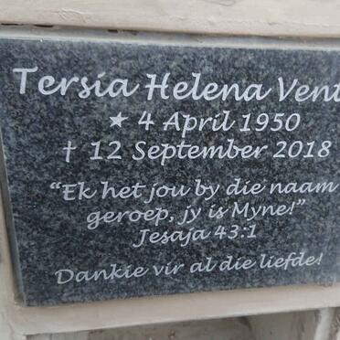 VENTER Tersia Helena 1950-2018