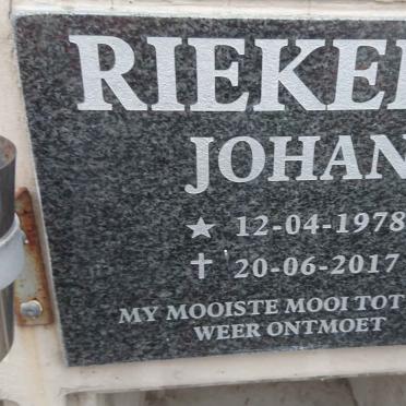 RIEKERT Johan 1978-2017