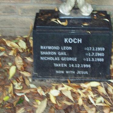 KOCH Raymond Leon 1959-1996 &amp; Sharon Gail 1960-1996 :: KOCH Nicholas George 1988-1996