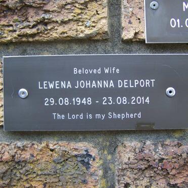 DELPORT Lewena Johanna 1948-2014
