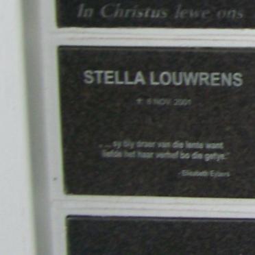 LOUWRENS Stella -2001