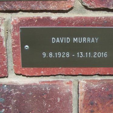 MURRAY David 1928-2016