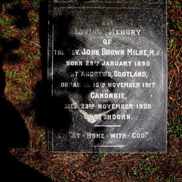 MILNE John Brown 1890-1920